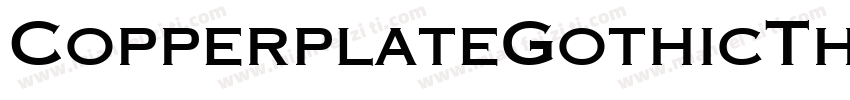 CopperplateGothicThirty OneAB字体转换